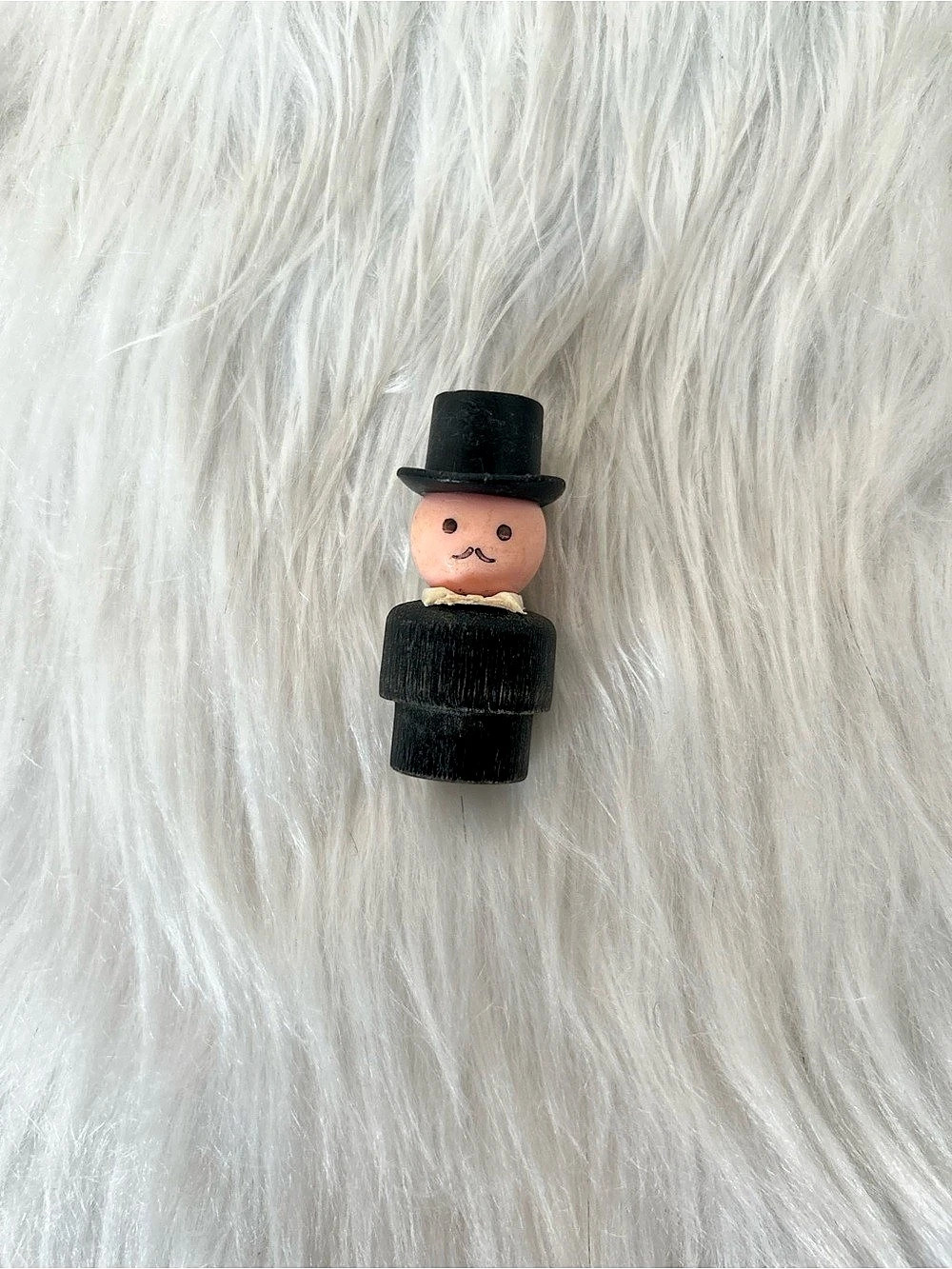 Fisher-Price Little People Western Town Mayor Figure Black & Pink